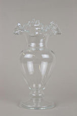 20TH CENTURY, AUSTRIA, ART NOUVEAU, FRILLY GLASS VASE, CIRCA 1910