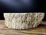 PETRIFIED WOOD SINK, BEIGE, BROWN, GREY TONES, ORGANIC MODERN, TOP QUALITY