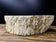 PETRIFIED WOOD SINK, BEIGE, BROWN, GREY TONES, ORGANIC MODERN, TOP QUALITY