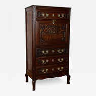 19TH CENTURY, AUSTRIA, OAKWOOD SECRETARY CABINET, BAROQUE