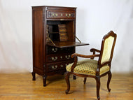 19TH CENTURY, AUSTRIA, OAKWOOD SECRETARY CABINET, BAROQUE