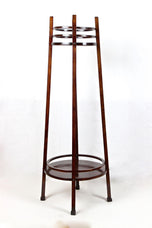 THONET, BENTWOOD, PLANT STAND, PEDESTAL, ART NOUVEAU, AUSTRIA, CIRCA 1915