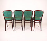 ART NOUVEAU, THONET CHAIRS, AUSTRIA, SET OF FOUR, CIRCA 1910