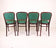 ART NOUVEAU, THONET CHAIRS, AUSTRIA, SET OF FOUR, CIRCA 1910