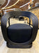 CONTEMPORARY, MODERN, BLACK BAMBOO BENTWOOD ARMCHAIR