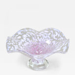 MURANO GLASS CENTERPIECE, GLASS BOWL, LATE MID CENTURY, ITALY, 1960/70