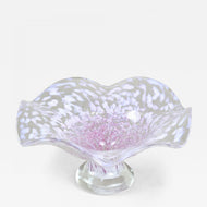 MURANO GLASS CENTERPIECE, GLASS BOWL, LATE MID CENTURY, ITALY, 1960/70