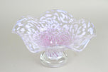 MURANO GLASS CENTERPIECE, GLASS BOWL, LATE MID CENTURY, ITALY, 1960/70