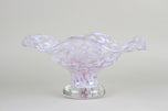 MURANO GLASS CENTERPIECE, GLASS BOWL, LATE MID CENTURY, ITALY, 1960/70
