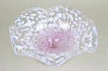 MURANO GLASS CENTERPIECE, GLASS BOWL, LATE MID CENTURY, ITALY, 1960/70