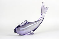 CONTEMPORARY, ITALY, PURPLE MURANO GLASS FISH, CIRCA 1970
