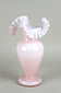 20TH CENTURY, ART NOUVEAU, PINK, FRILLY, GLASS VASE, AUSTRIA, CIRCA 1900