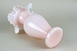 20TH CENTURY, ART NOUVEAU, PINK, FRILLY, GLASS VASE, AUSTRIA, CIRCA 1900