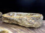 Petrified Wood Sink, Top Quality, Beige, Brown, Yellow Tones