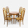 THONET, BENTWOOD, TABLE, CHAIRS, ART NOUVEAU