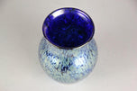 LOETZ WITWE, ART NOUVEAU, GLASS VASE, COBALT, PAPILLON, BOHEMIA, CIRCA 1903