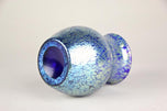 LOETZ WITWE, ART NOUVEAU, GLASS VASE, COBALT, PAPILLON, BOHEMIA, CIRCA 1903