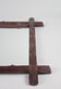 RUSTIC, WOODEN, BLACK FOREST, WALL MIRROR, AUSTRIA, CIRCA 1900