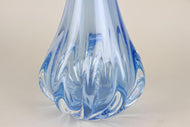 20TH CENTURY, ITALY, LIGHT BLUE MURANO GLASS VASE, 1970