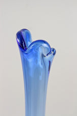 20TH CENTURY, ITALY, LIGHT BLUE MURANO GLASS VASE, 1970