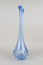 20TH CENTURY, ITALY, LIGHT BLUE MURANO GLASS VASE, 1970
