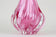 PINK LONG NECK MURANO GLASS VASE, 20TH CENTURY, ITALY, CIRCA 1970