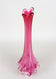 PINK LONG NECK MURANO GLASS VASE, 20TH CENTURY, ITALY, CIRCA 1970