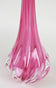 PINK LONG NECK MURANO GLASS VASE, 20TH CENTURY, ITALY, CIRCA 1970
