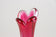 PINK LONG NECK MURANO GLASS VASE, 20TH CENTURY, ITALY, CIRCA 1970