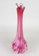 PINK LONG NECK MURANO GLASS VASE, 20TH CENTURY, ITALY, CIRCA 1970