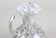 MID CENTURY, ITALY, MURANO GLASS VASE, GLASS JUG, BUBBLES, CIRCA 1960