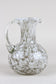 MID CENTURY, ITALY, MURANO GLASS VASE, GLASS JUG, BUBBLES, CIRCA 1960