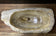 PETRIFIED WOOD SINK, ORGANIC MODERN, GREY, BEIGE, BROWN