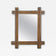 19TH CENTURY, AUSTRIA, TRAMP ART, RUSTIC WALL MIRROR, TRICOLORED, CIRCA 1870