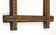 19TH CENTURY, AUSTRIA, TRAMP ART, RUSTIC WALL MIRROR, TRICOLORED, CIRCA 1870