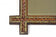 19TH CENTURY, AUSTRIA, TRAMP ART, RUSTIC WALL MIRROR, TRICOLORED, CIRCA 1870