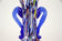 MID-CENTURY, ITALY, MURANO GLASS VASE, MULTICOLOR, 1950