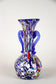 MID-CENTURY, ITALY, MURANO GLASS VASE, MULTICOLOR, 1950