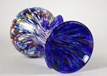 MID-CENTURY, ITALY, MURANO GLASS VASE, MULTICOLOR, 1950