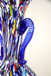 MID-CENTURY, ITALY, MURANO GLASS VASE, MULTICOLOR, 1950