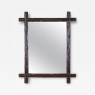 BLACK FOREST, AUSTRIA, WALL MIRROR, HAND CARVED