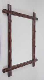 BLACK FOREST, AUSTRIA, WALL MIRROR, HAND CARVED