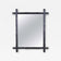 19TH CENTURY, AUSTRIA, RUSTIC WALL MIRROR, BLACK FOREST