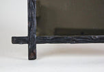 19TH CENTURY, AUSTRIA, RUSTIC WALL MIRROR, BLACK FOREST