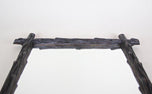 19TH CENTURY, AUSTRIA, RUSTIC WALL MIRROR, BLACK FOREST