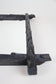 19TH CENTURY, AUSTRIA, RUSTIC WALL MIRROR, BLACK FOREST
