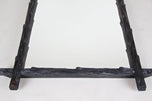 19TH CENTURY, AUSTRIA, RUSTIC WALL MIRROR, BLACK FOREST