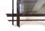 BLACK FOREST RUSTIC WALL MIRROR, AUSTRIA, 19TH CENTURY, CIRCA 1870