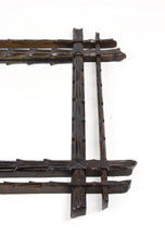 BLACK FOREST RUSTIC WALL MIRROR, AUSTRIA, 19TH CENTURY, CIRCA 1870