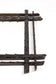 BLACK FOREST RUSTIC WALL MIRROR, AUSTRIA, 19TH CENTURY, CIRCA 1870